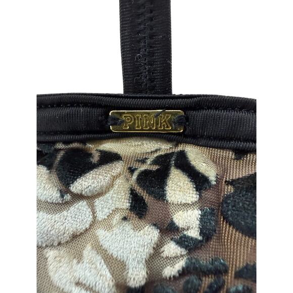 Victoria Secret Pink Light Lined Bralette Velvet Womens Large - Picture 4 of 8